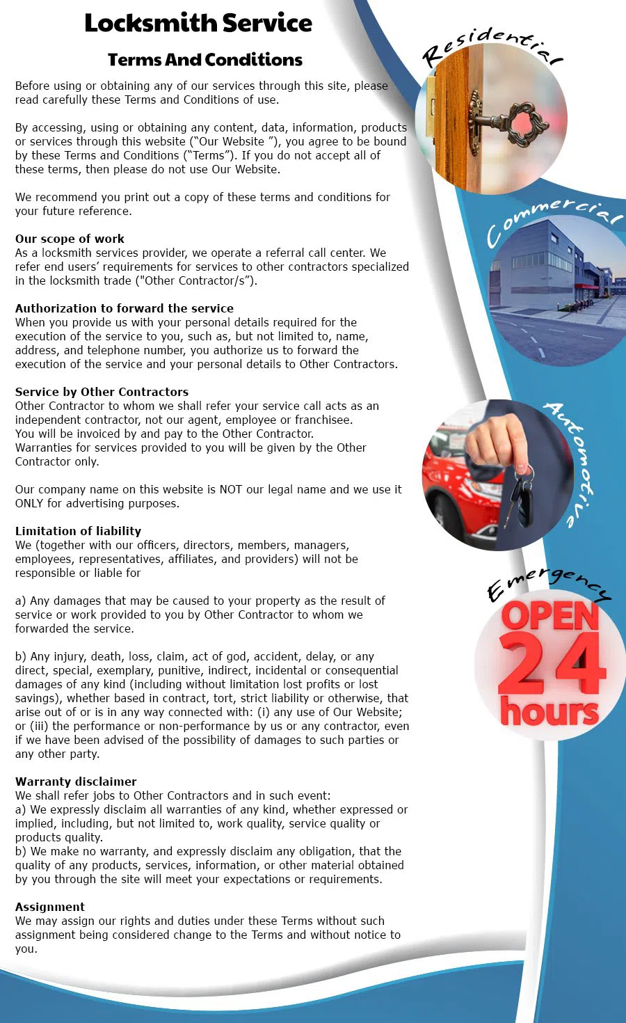 San Antonio Locksmith And Security San Antonio, TX 210-780-6523 - terms-ls